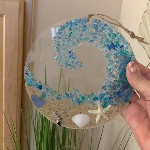 Ring display case front view